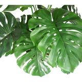 4' Monstera Plant in Modern Gray Planter