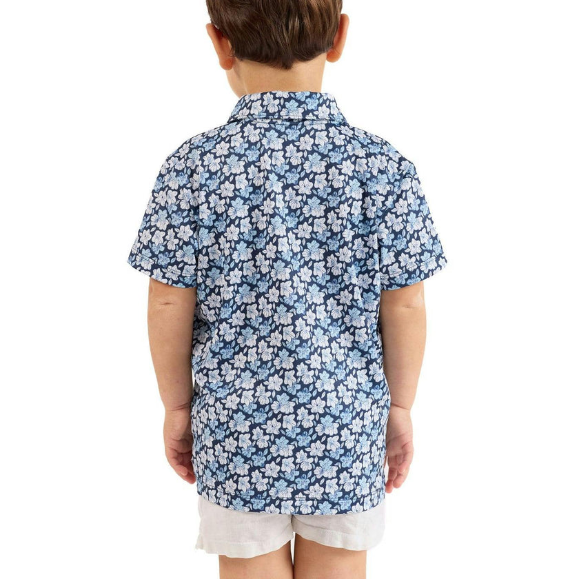 The Azaleas - Navy Boys Golf Polo