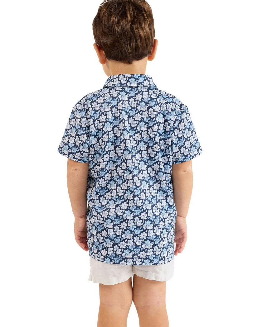 The Azaleas - Navy Boys Golf Polo