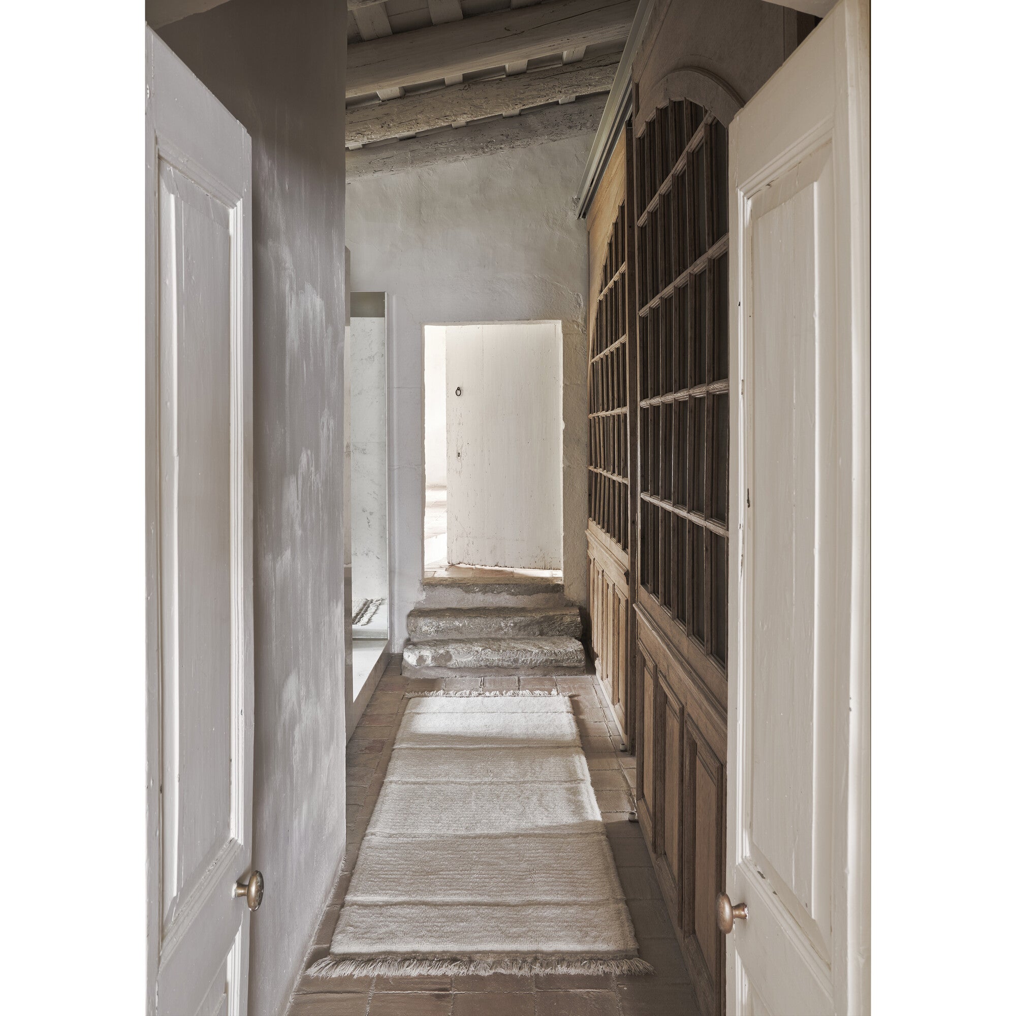 Steppe Rug, White