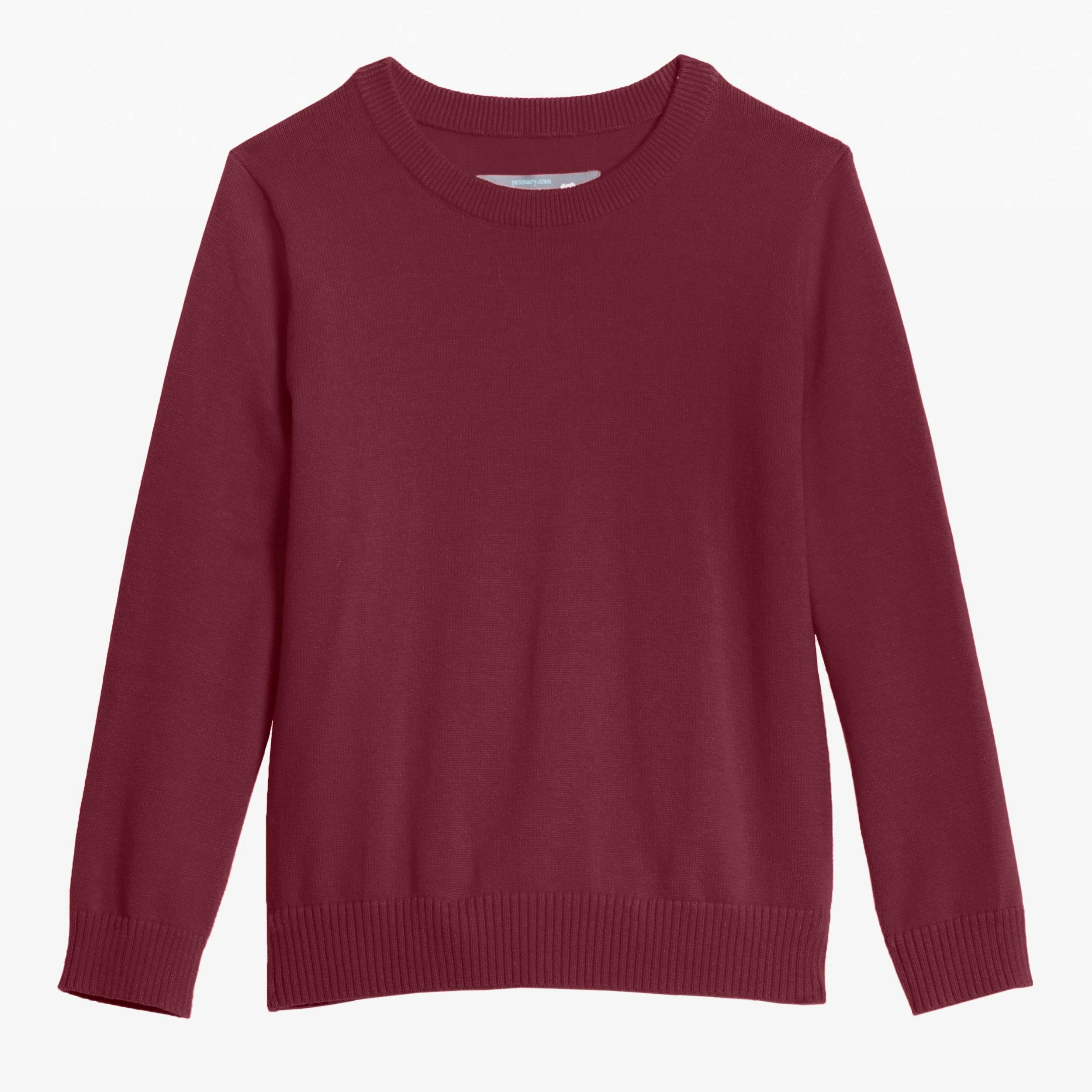 Kids crewneck sweater seasonal colors