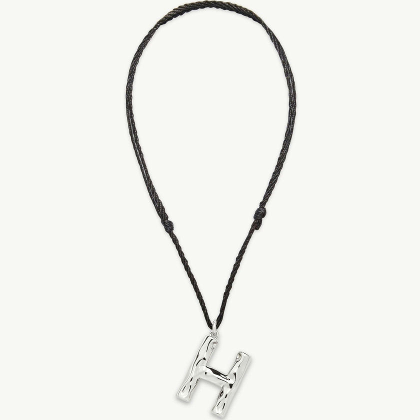 Grande Monogram Necklace in Silver