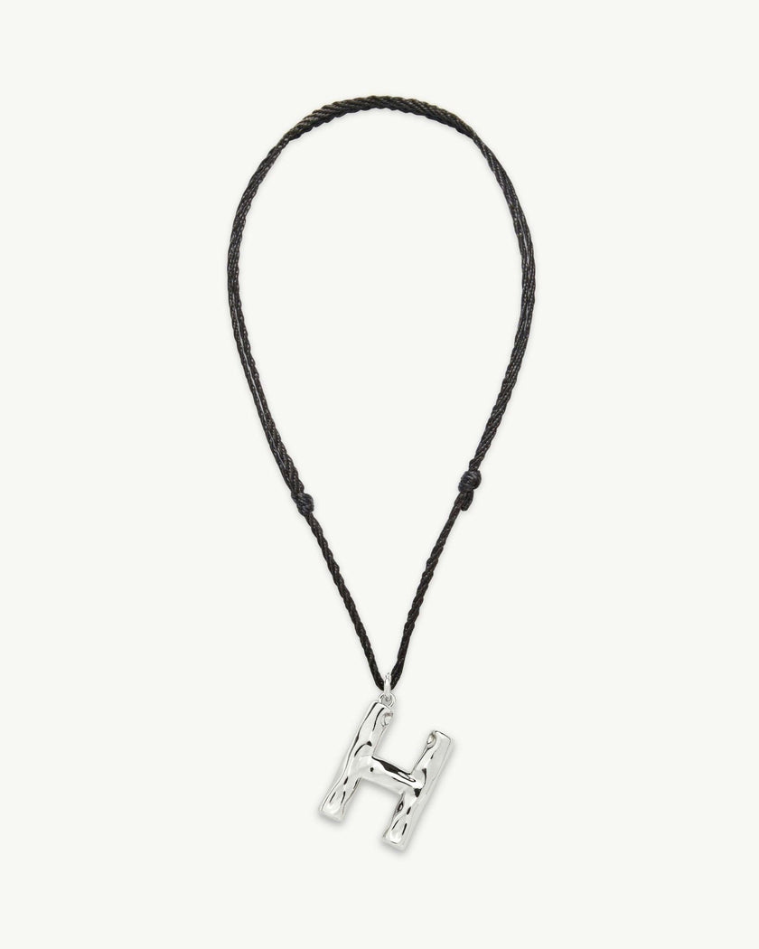 Grande Monogram Necklace in Silver