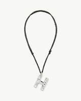 Grande Monogram Necklace in Silver