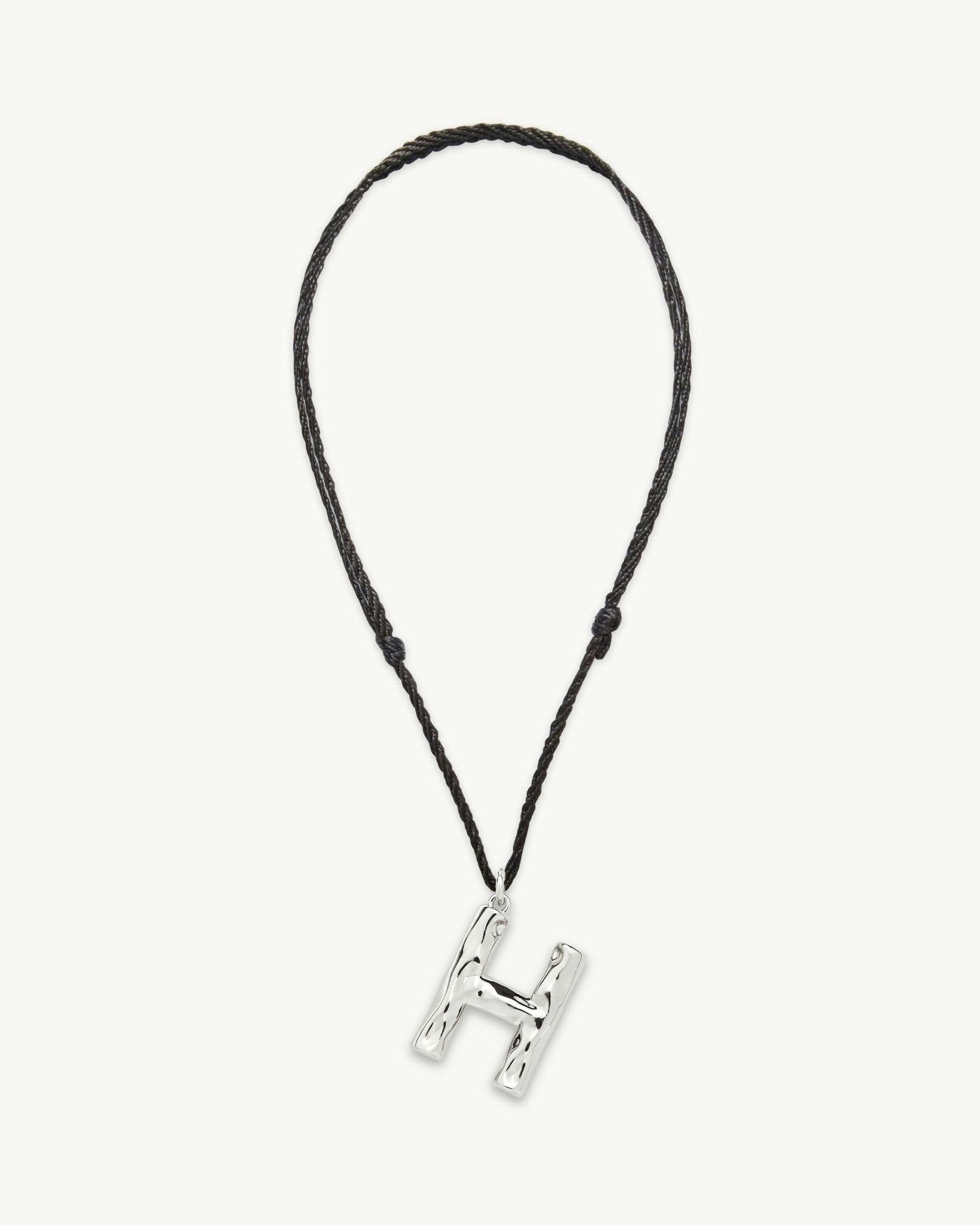 Grande Monogram Necklace in Silver