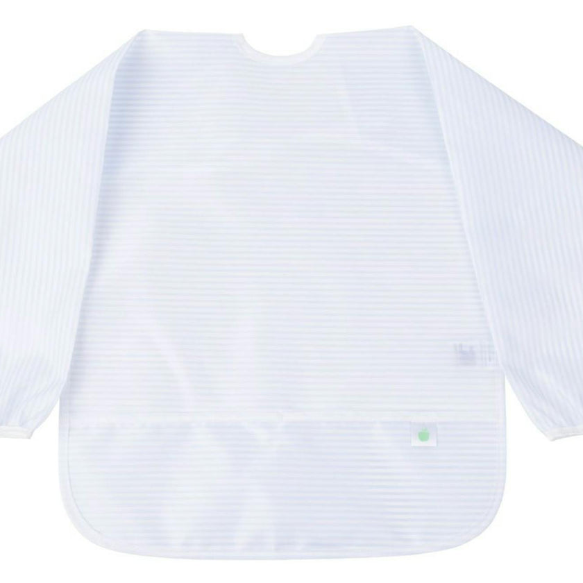The Cover Everything Bib in Light Blue Stripe
