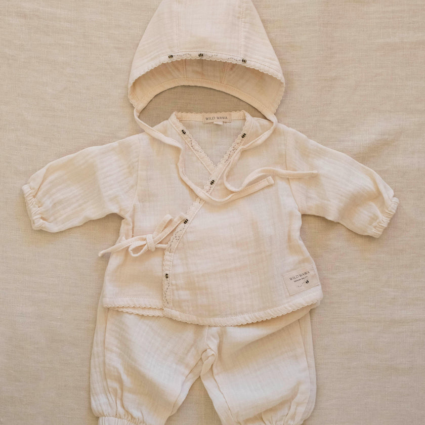 Gauze Three Piece Set