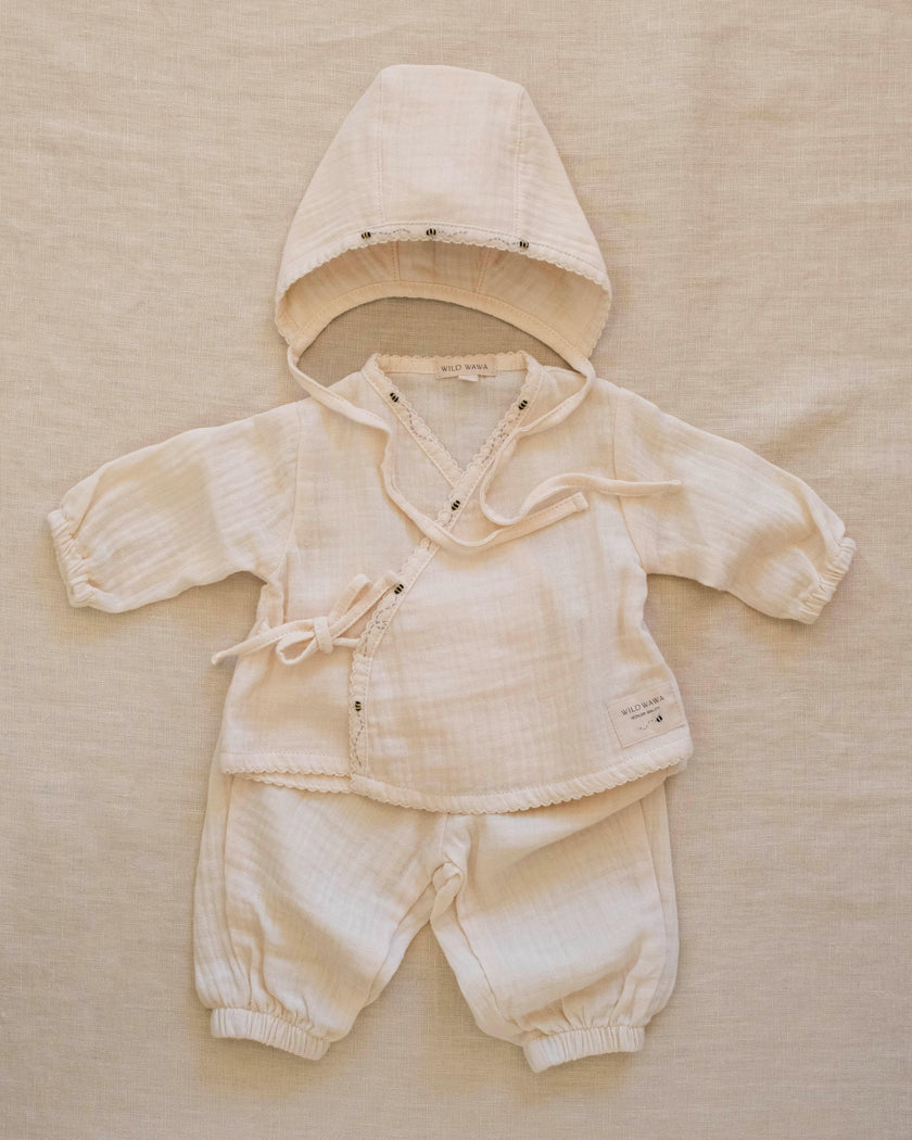 Gauze Three Piece Set