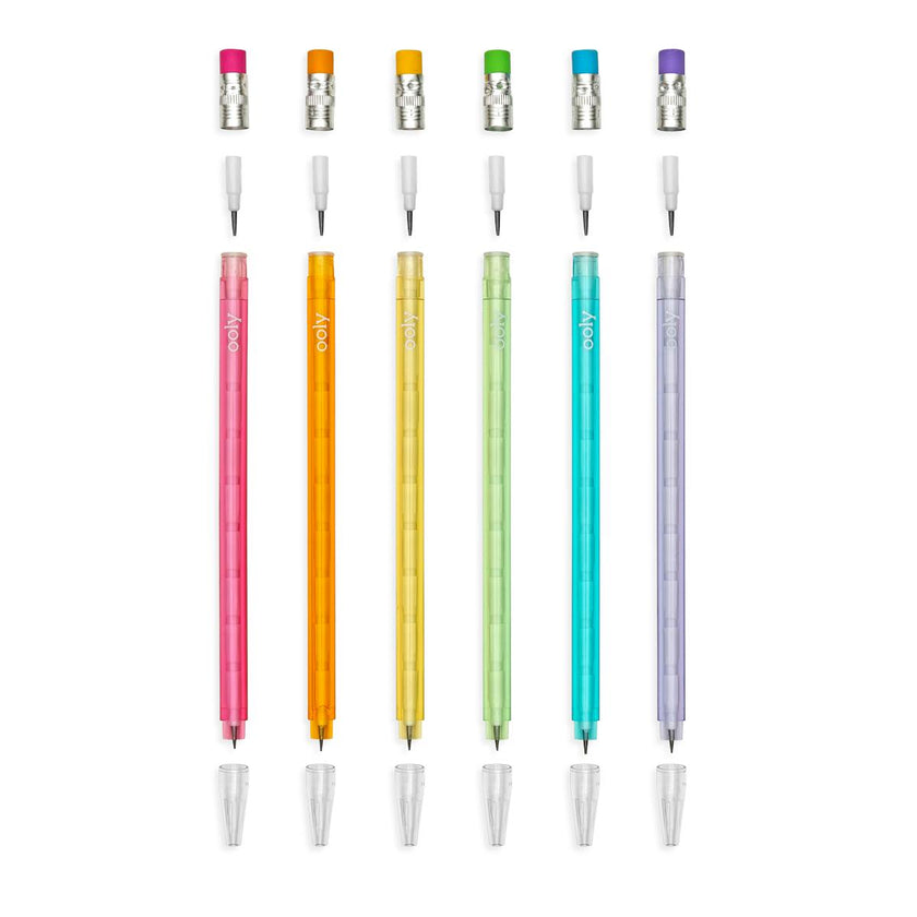 Stay Sharp Pencils - Rainbow - Set of 6
