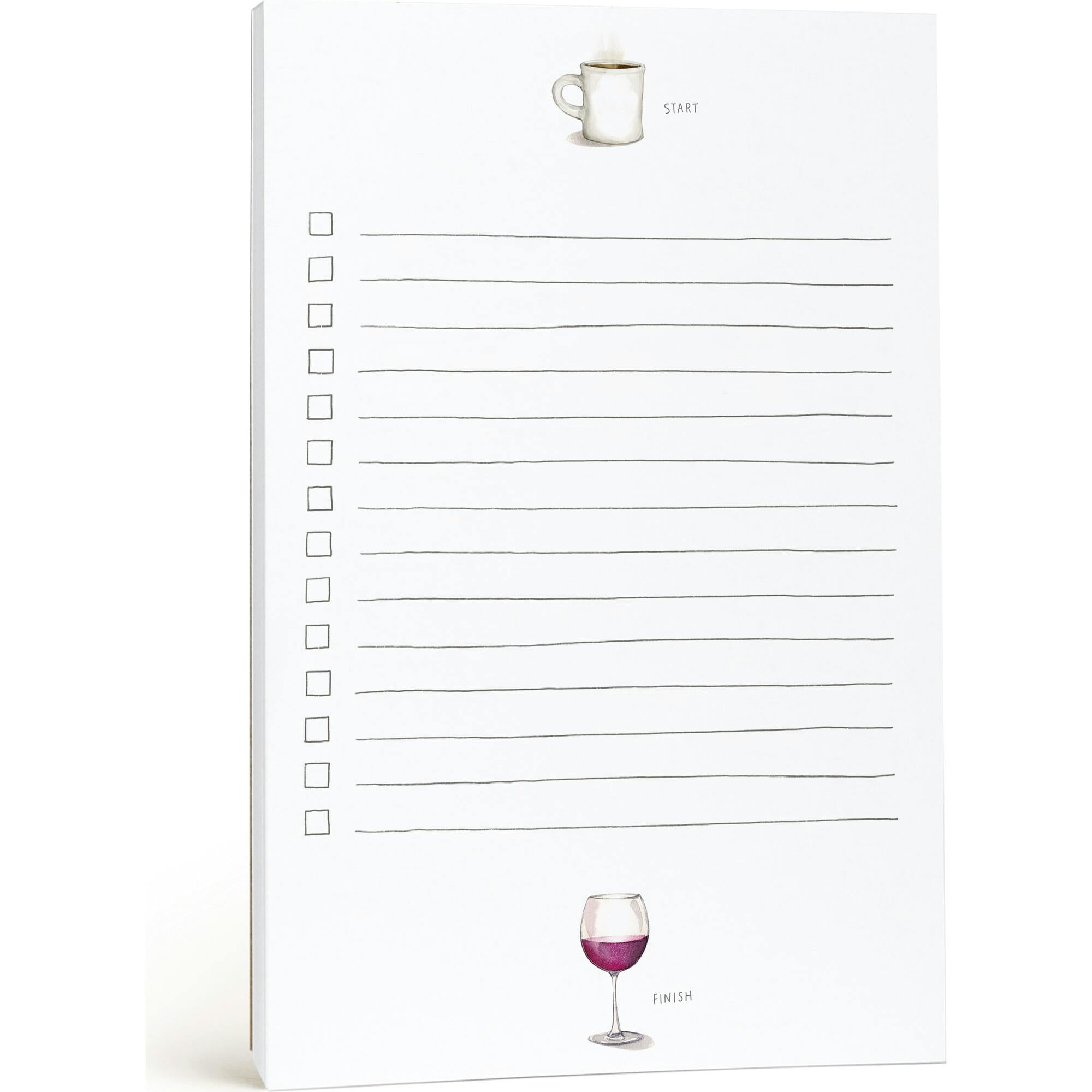 Start to Finish Notepad