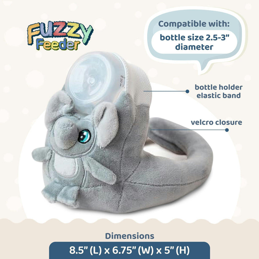 Baby Bottle Pillow Holder For Parents - Elephant
