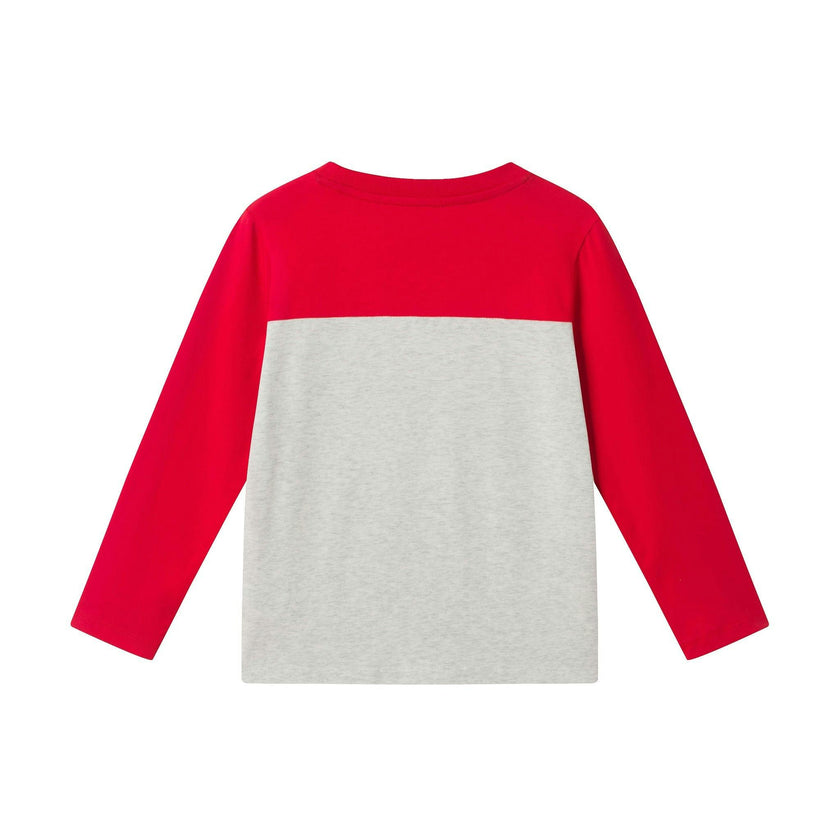 Boys Playful Pocket Tee | Fuzzy Reindeer
