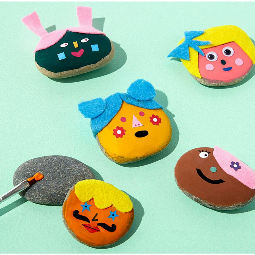 Rock Painting Kit - Faces Edition