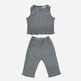 Jio Stripe Tank & Pull-on Set - Navy
