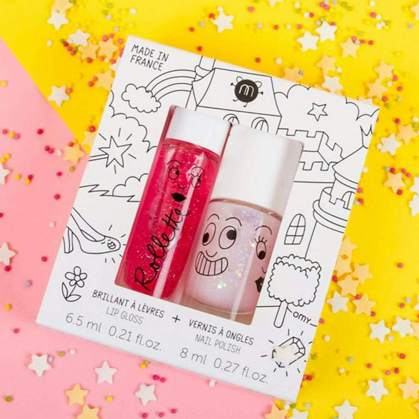 Nail Polish and Lip Gloss Set for Kids FAIRYTALES