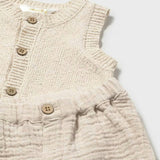 Beige & White Summer Outfit
