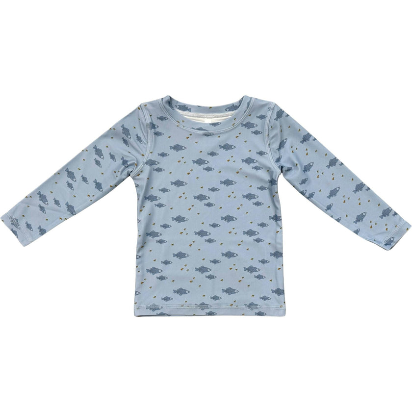 Boy's Long Sleeve Rash Guard Swim Shirt
