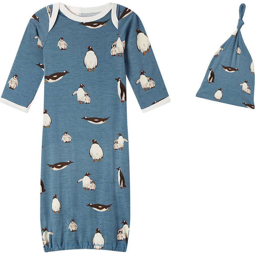 Luxe Stretch Newborn Gown & Hat Set