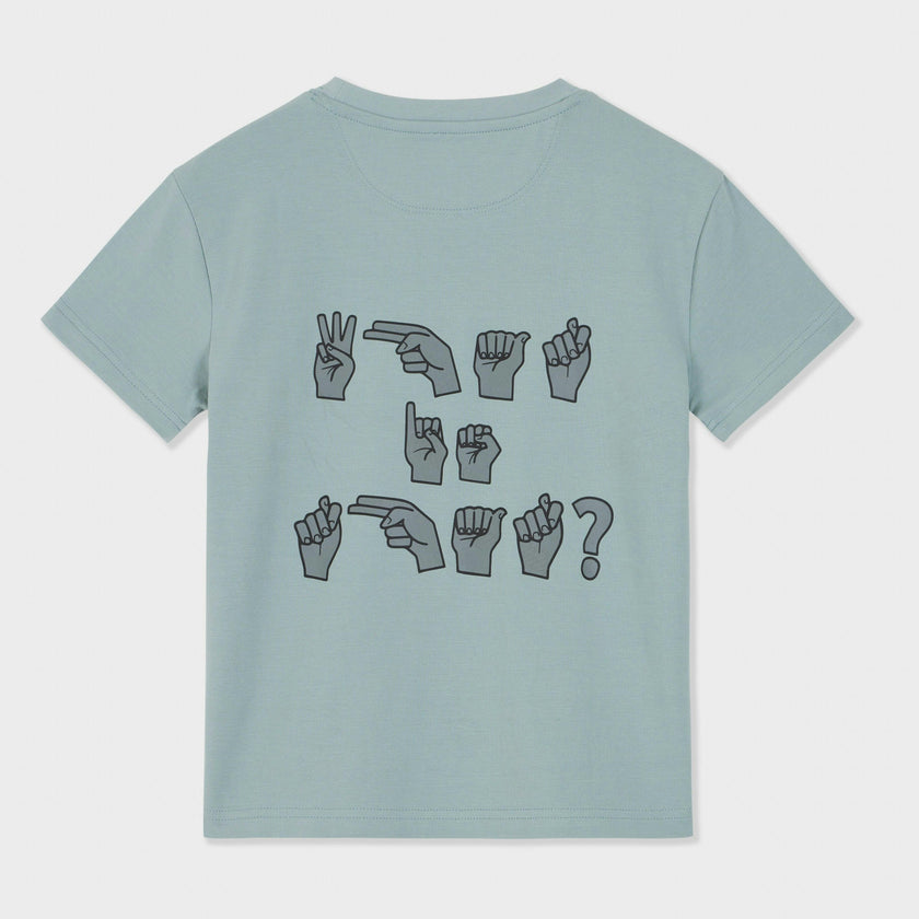 Sign Language Talking Hands Gift Box with Kids Tee, Book, and Activities