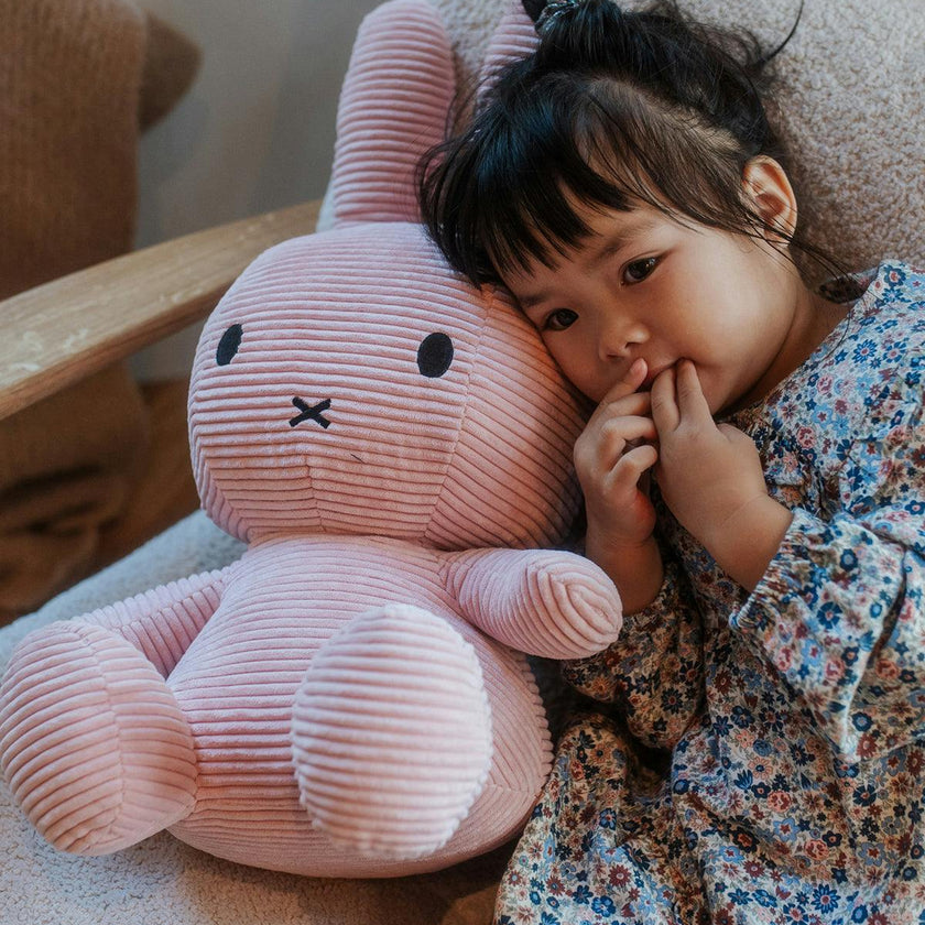 Plush Miffy Corduroy Pink 27.5"