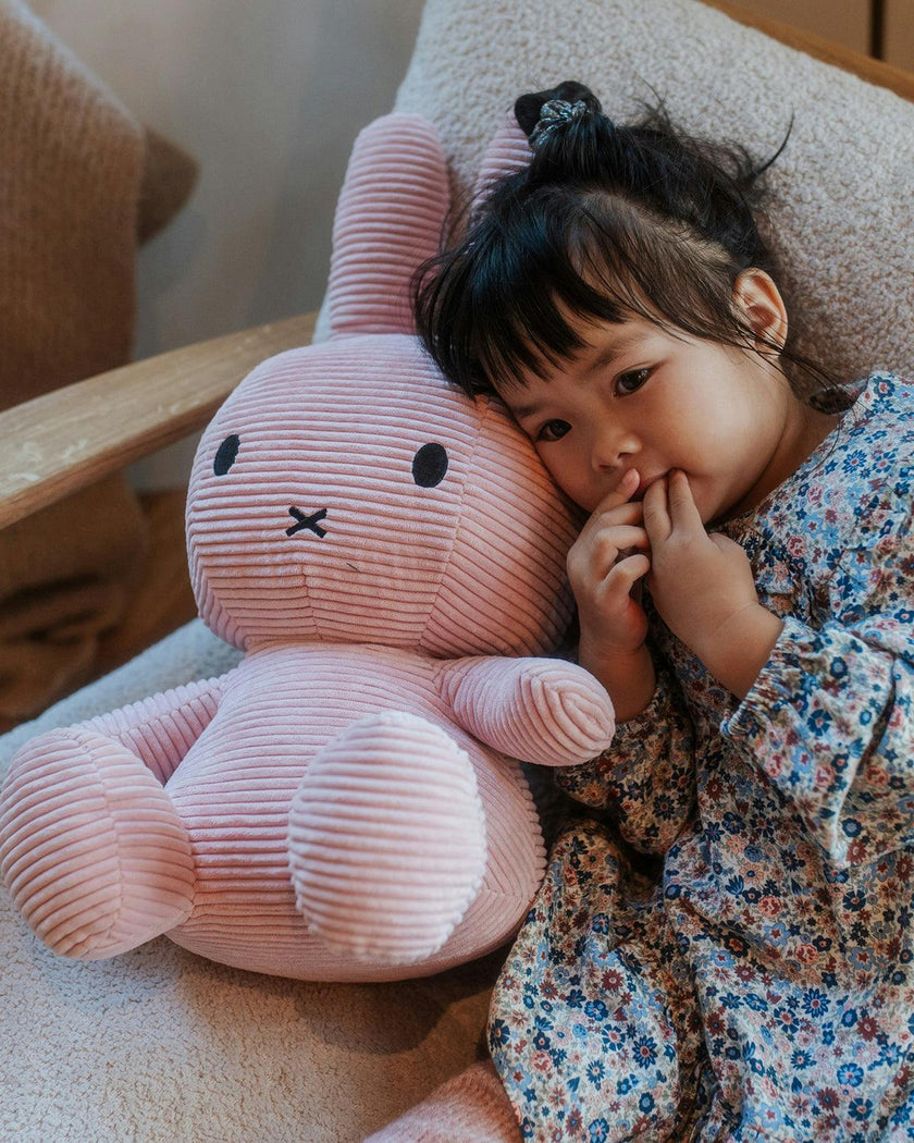 Plush Miffy Corduroy Pink 27.5"