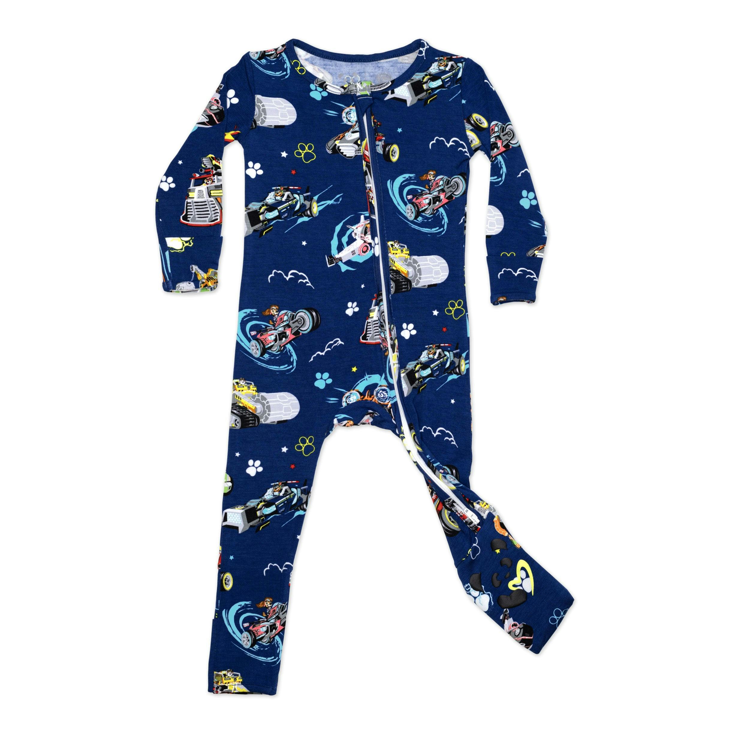 PAW Patrol: The Mighty Movie - Mighty Vehicles Bamboo Convertible Footie