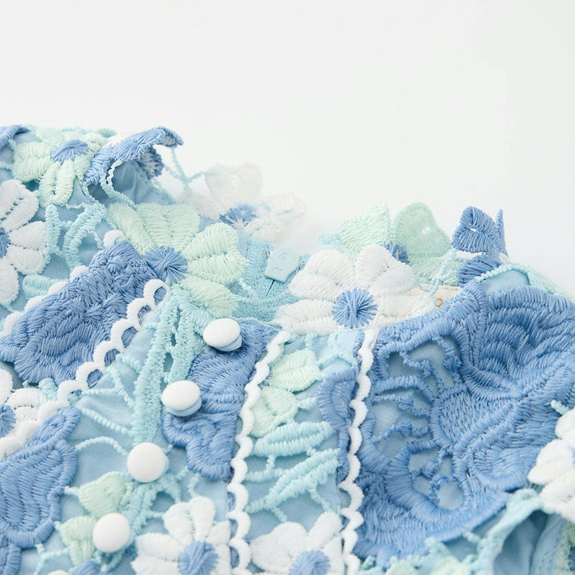 Jade Embroidered Mini Dress (Baby)