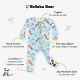 JAWS Bamboo Convertible Footie