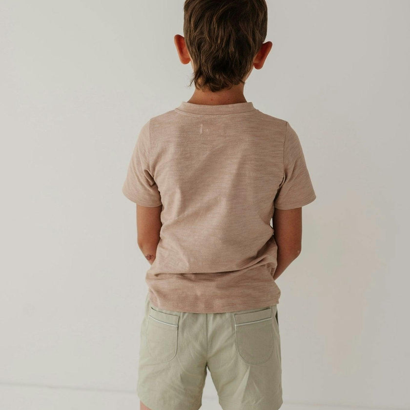 Short Sleeve Henley Shirt