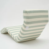 The Lounger Chair: Sea Sage Stripe