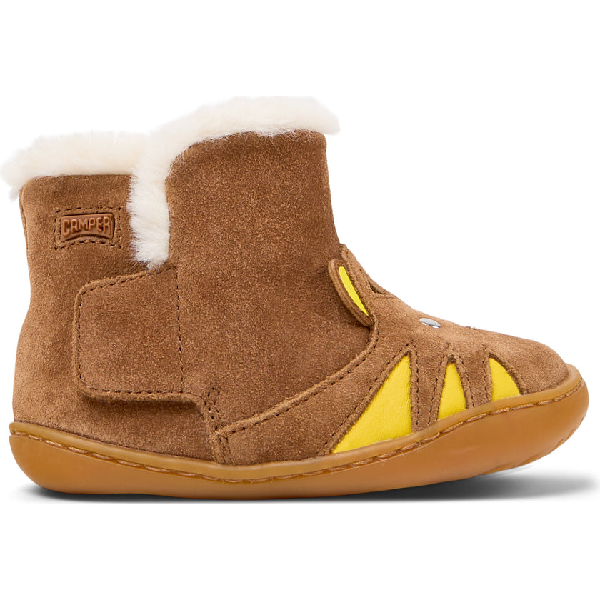 Boots Peu Cami First Walker Medium Brown, Brown