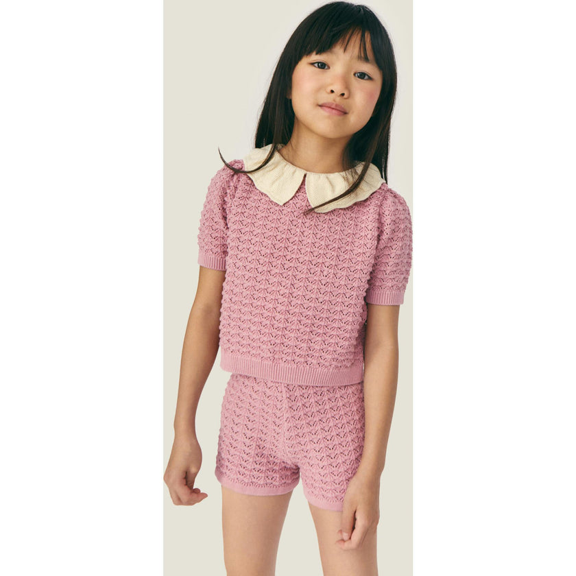 Mipounet SS26 Cerise, Sweater Pink Nude