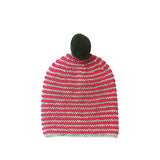 Striped Pom Hat