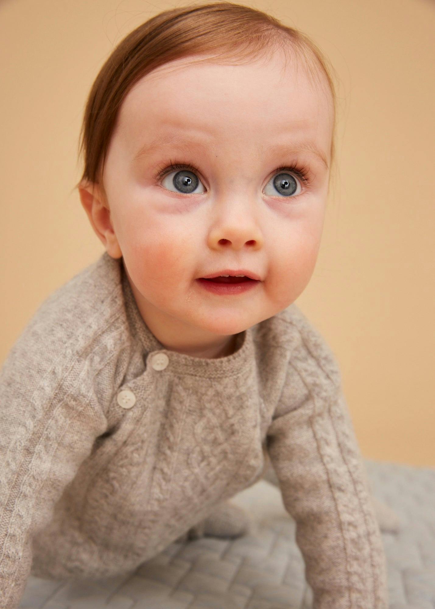 The Light Grey Noah Cashmere Baby Knitted Set