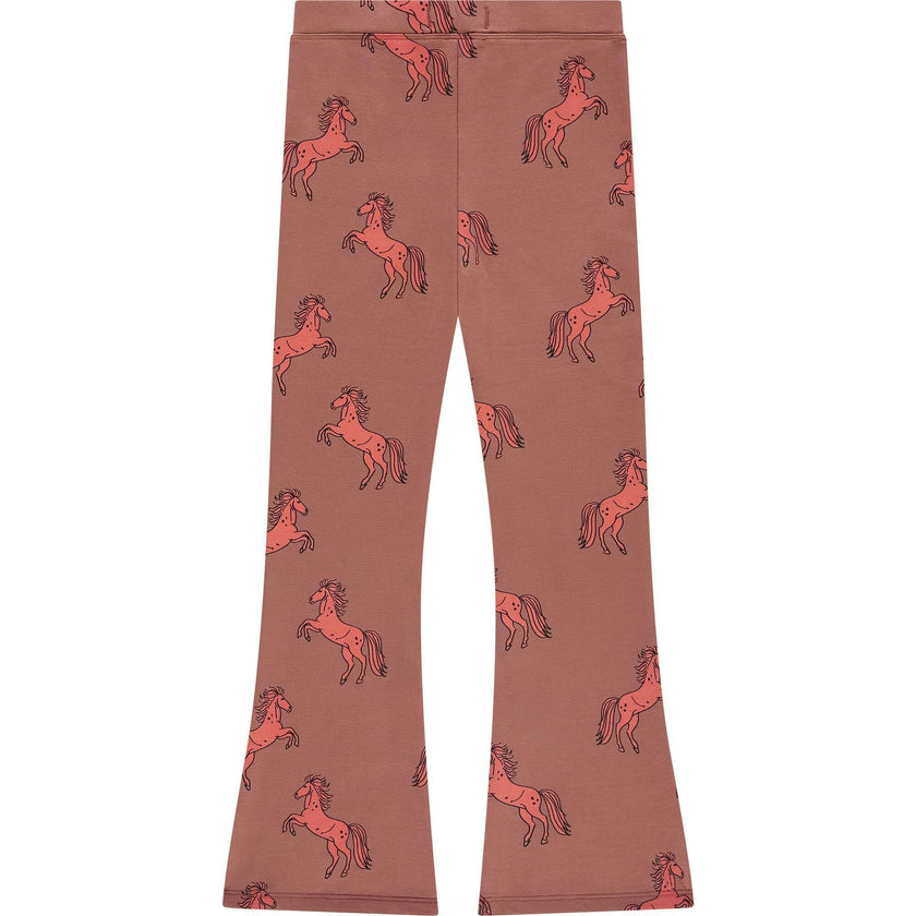 All-Over Print Flared Pants