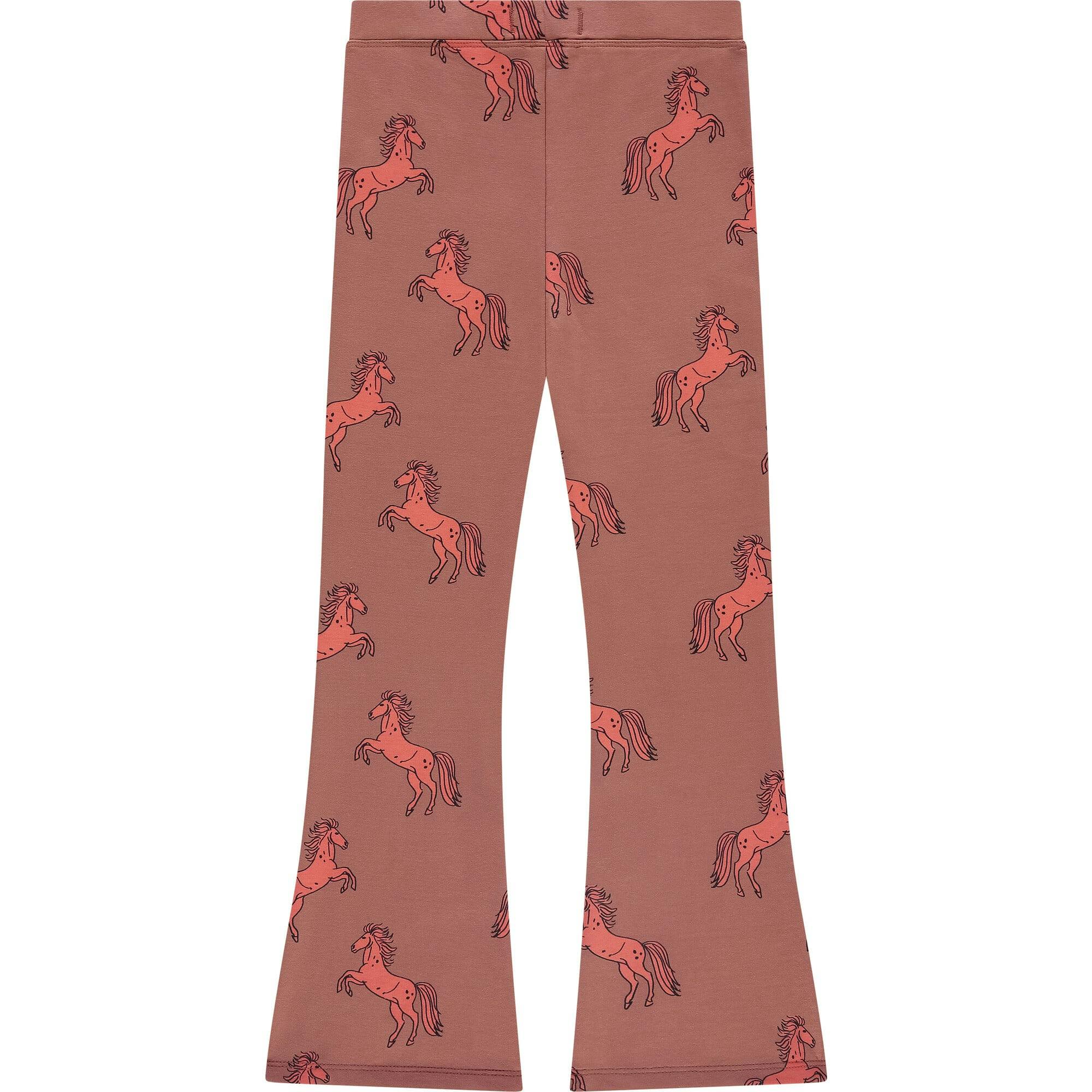 All-Over Print Flared Pants
