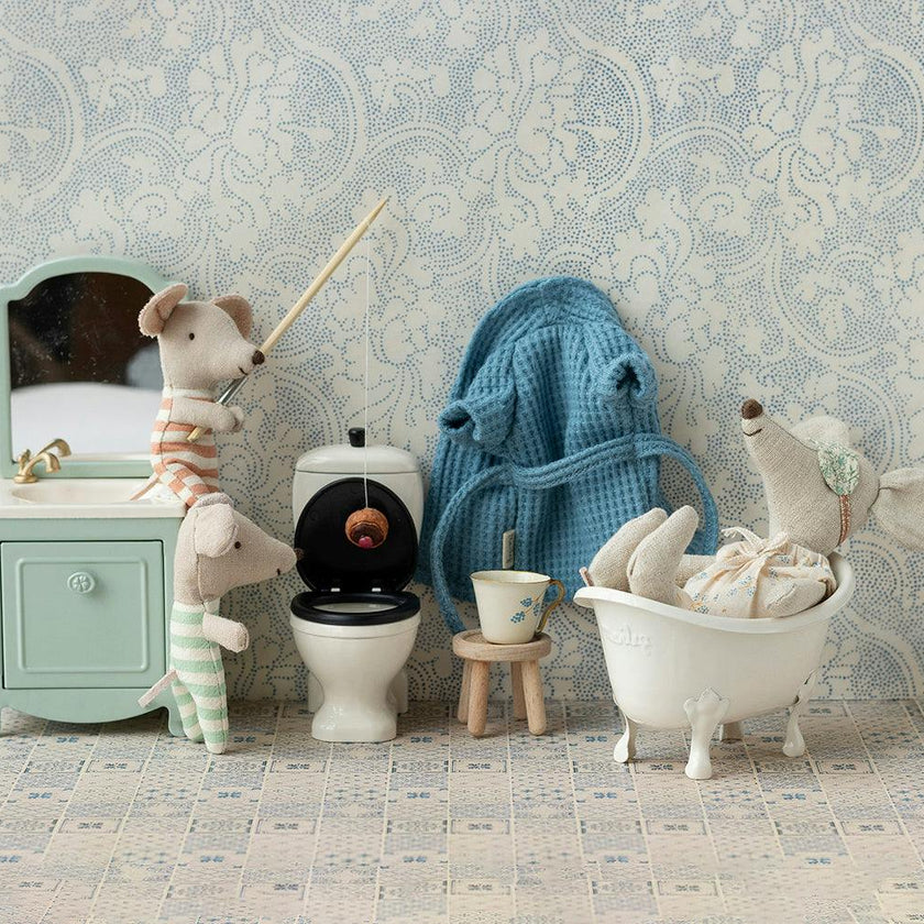 Bathrobe - Dusty Blue, Dad/Mum Mouse