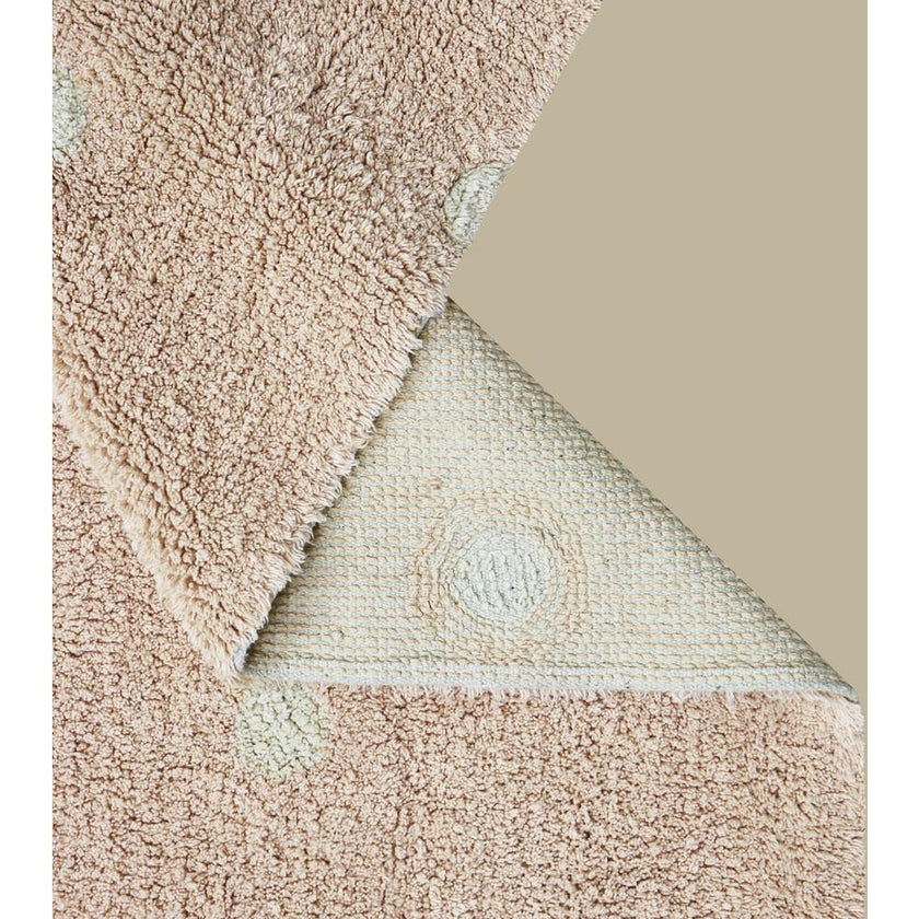 Rectangular Washable Mini Dot Rug