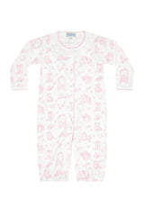 Pink Lone Star Toile Converter Gown