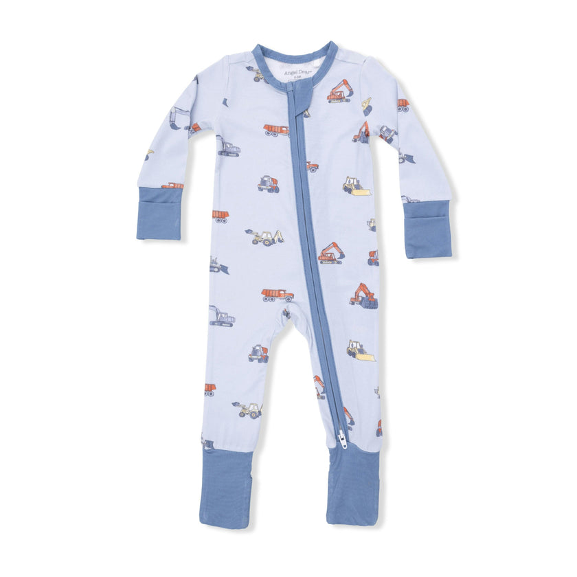 Construction Vehicles - Convertible Romper