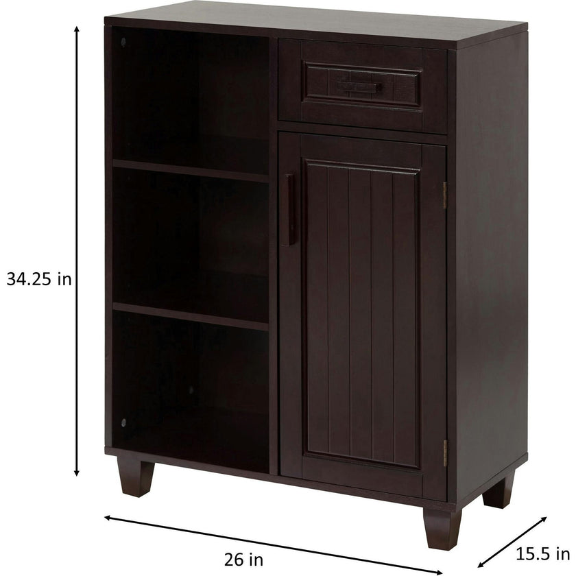Catalina Wooden Floor Cabinet with Storage Drawer