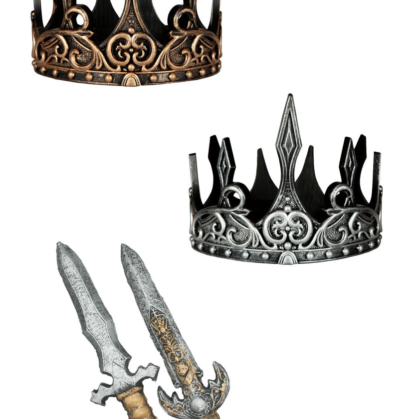 Deluxe King Crown & Dagger Bundle