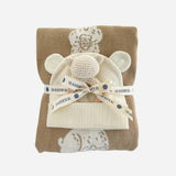 Honey Bear Hat Teether Gift Set