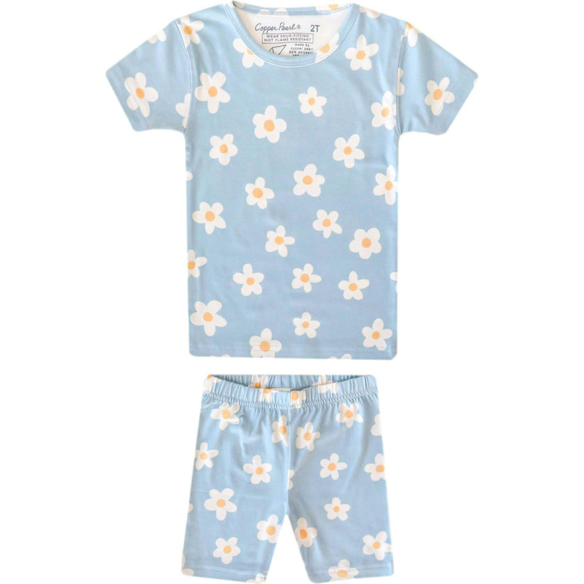 Della 2pc Short Sleeve Pajama Set, Florals