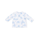 Puppy Toile Blue - Take Me Home Set with Convertible Pant