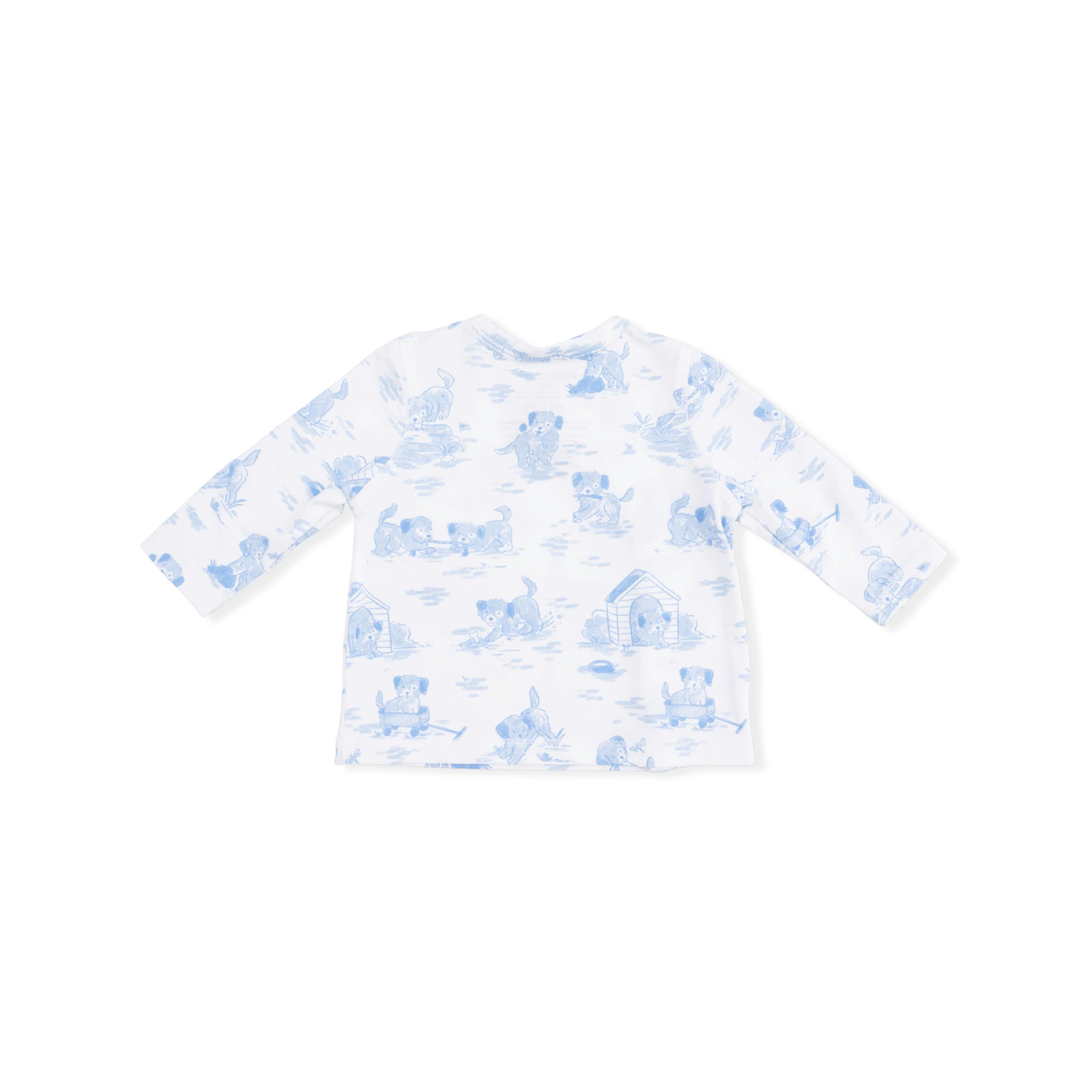 Puppy Toile Blue - Take Me Home Set with Convertible Pant