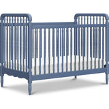 Liberty 3-in-1 Convertible Spindle Crib w/Toddler Bed Conversion Kit in Cove Blue