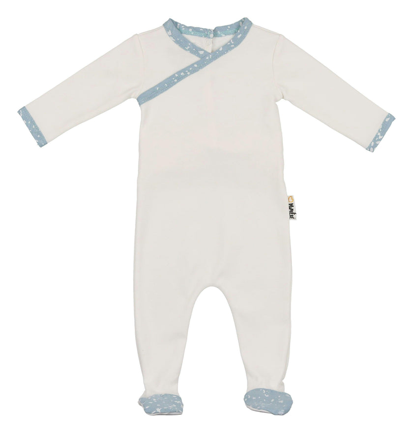 Speckled Wrap Footie