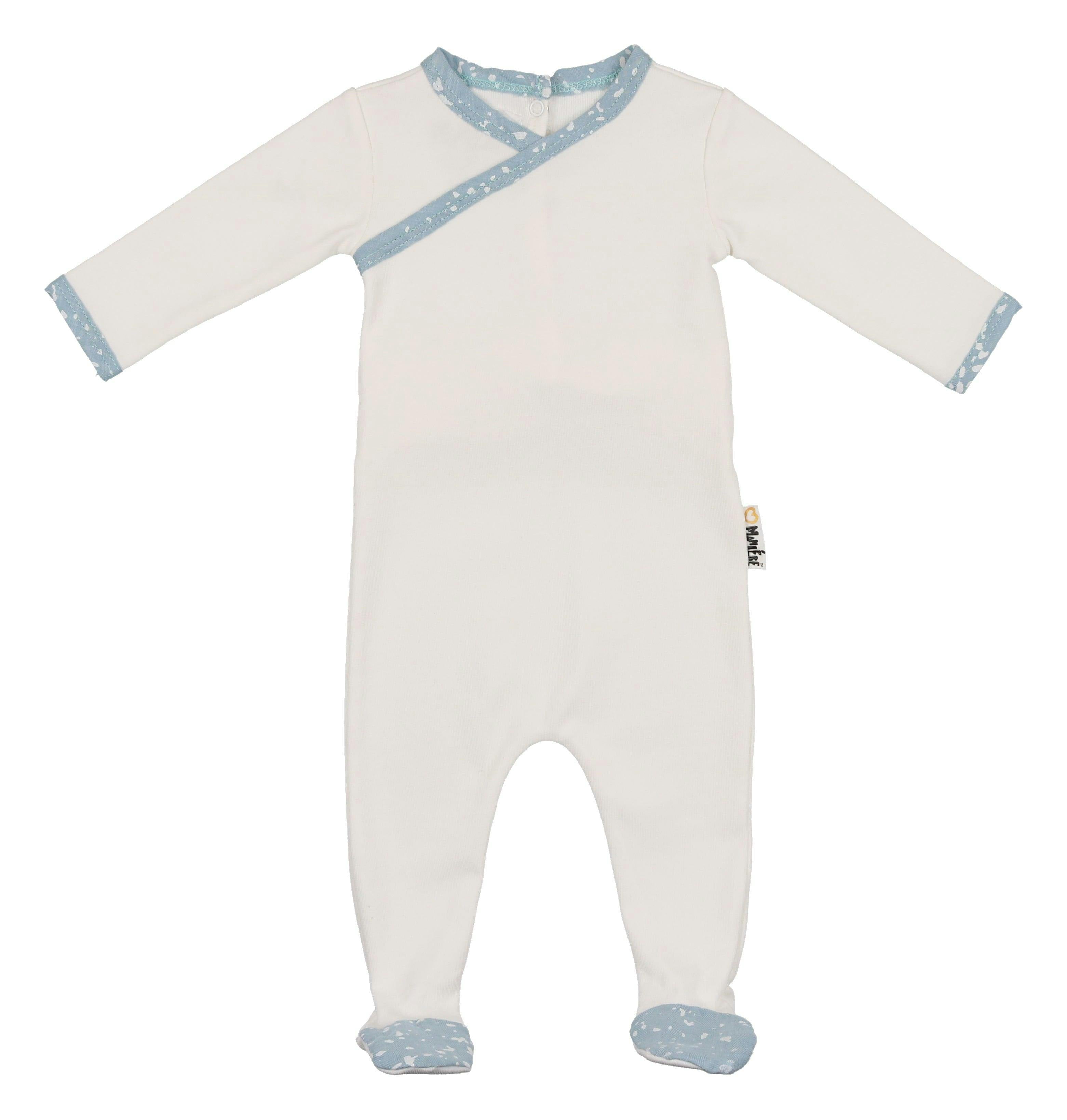Speckled Wrap Footie