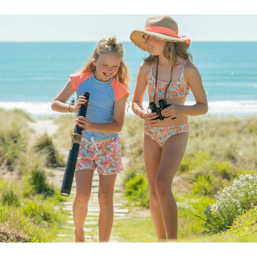 Peachy Ribbon Sunhat